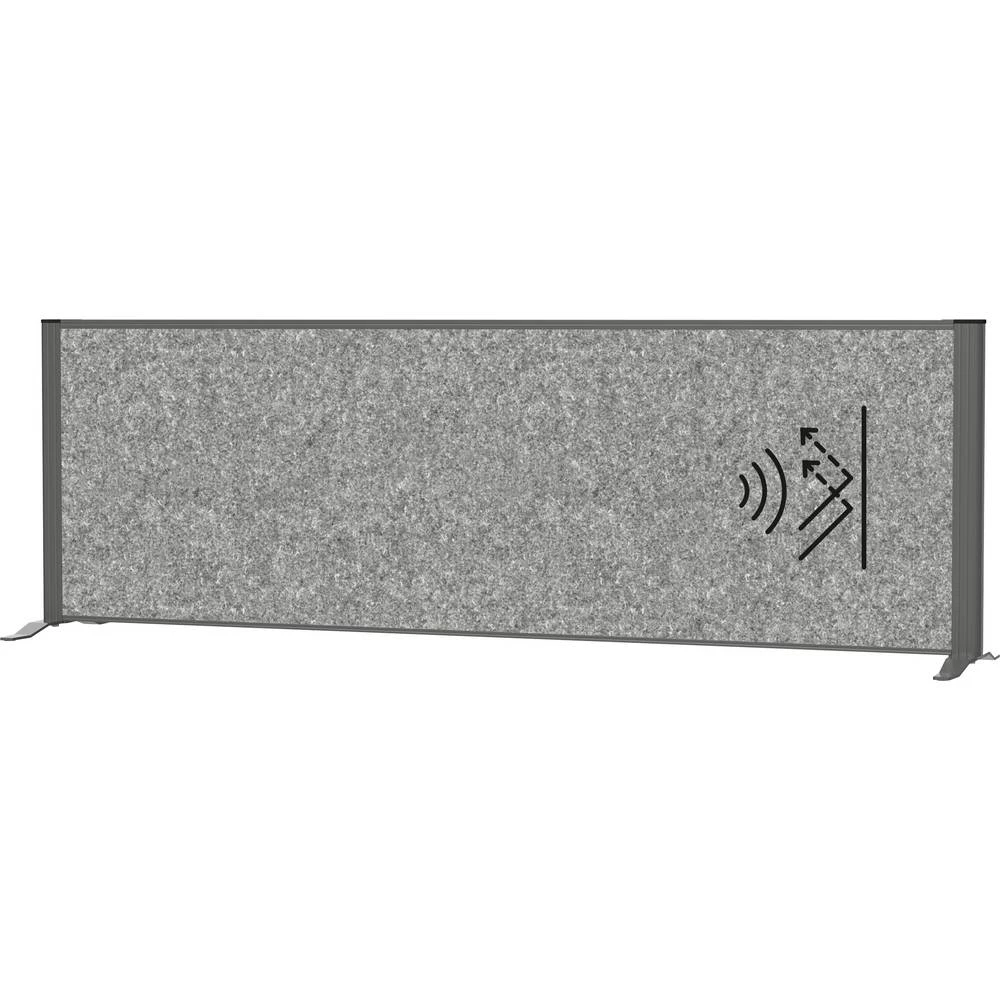 Maul struktura prostora zidova particije MAULconnecto (Š x V) 160 cm x 52.75 cm flis tamnosiva, antracitna boja 9851689 slika