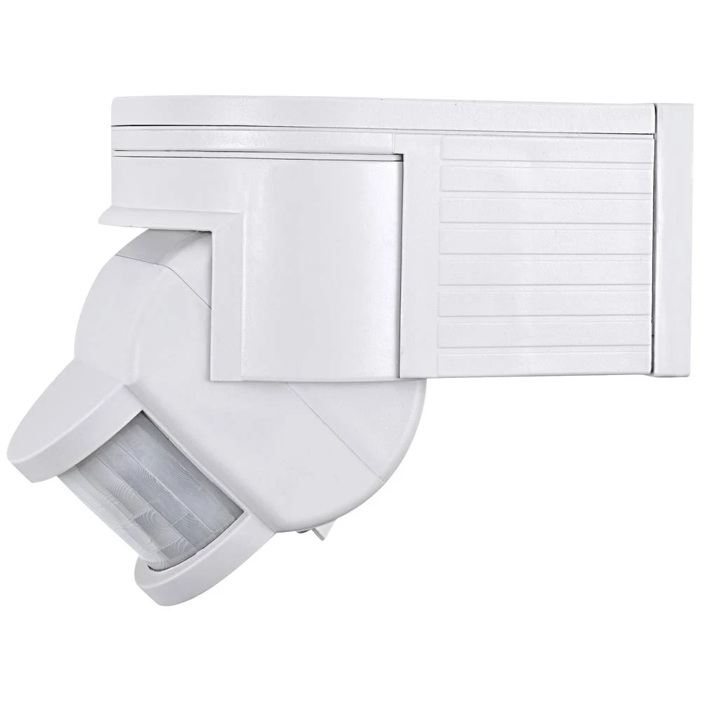 Pasivni infracrveni detektor pokreta SALO bijeli 0-1000W 180° IP44 za zidnu montažu domet 12m Heitronic Salo 42198 detektor pokreta     bijela slika