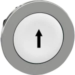 Schneider Electric ZB4FA334 prednji element za tipku plosnat, ponovno postavljiv (Ø) 30.5 mm ↑ krom boja, bijela 1 St.