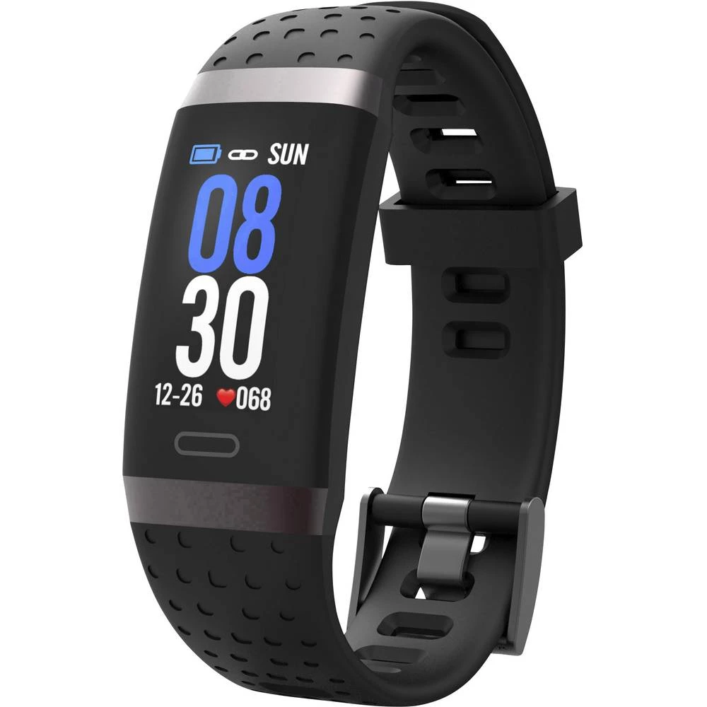 Uređaj za praćenje aktivnosti swisstone SW 380 HR schwarz Crna slika