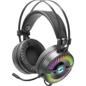 SpeedLink QUYRE RGB 7.1 igraće naglavne slušalice sa mikrofonom USB sa vrpcom preko ušiju crna slika