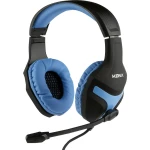 Konix Nemesis Headset igraće naglavne slušalice sa mikrofonom 3,5 mm priključak sa vrpcom preko ušiju crno-plava