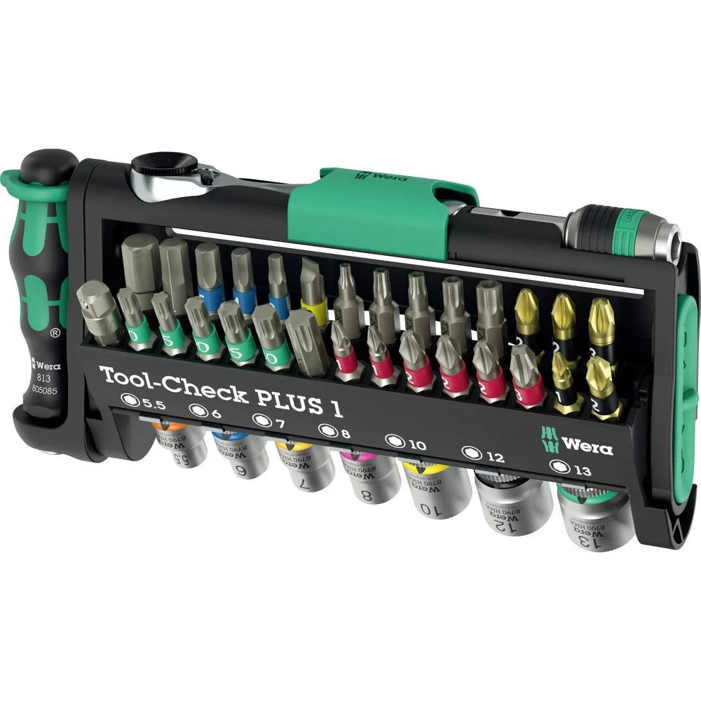Wera Tool-Check PLUS 1 05049055001 bit komplet 39-dijelni ravni prorez, križni phillips, križni pozidriv, unutarnji šest slika
