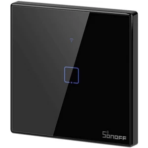 Sonoff Wi-Fi zidni prekidač T3EU1C-TX black slika