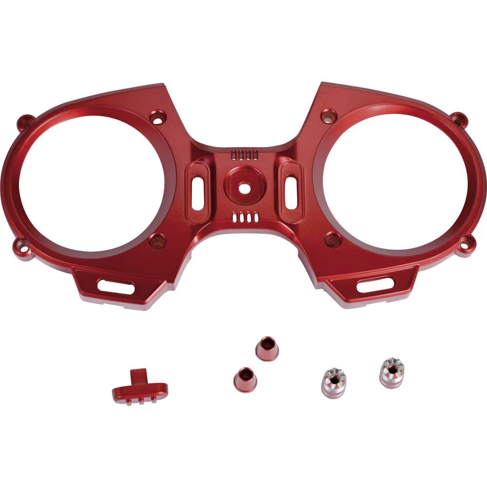 mz-12/mz-12 PRO prednja ploča, poklopac prekidača i štap crvene boje Graupner 1 Set slika