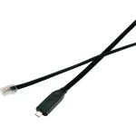 Renkforce USB-C, RJ45 adapter cable [1x muški konektor USB-C™ - 1x RJ45-muški konektor 8p8c] 1.80 m crna boja