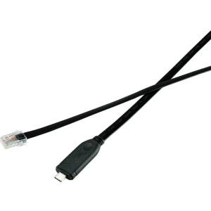 Renkforce USB-C, RJ45 adapter cable [1x muški konektor USB-C™ - 1x RJ45-muški konektor 8p8c] 1.80 m crna boja slika