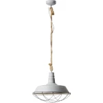 Viseća svjetiljka LED E27 60 W Brilliant Rope 93614/70 Betonsko-siva boja