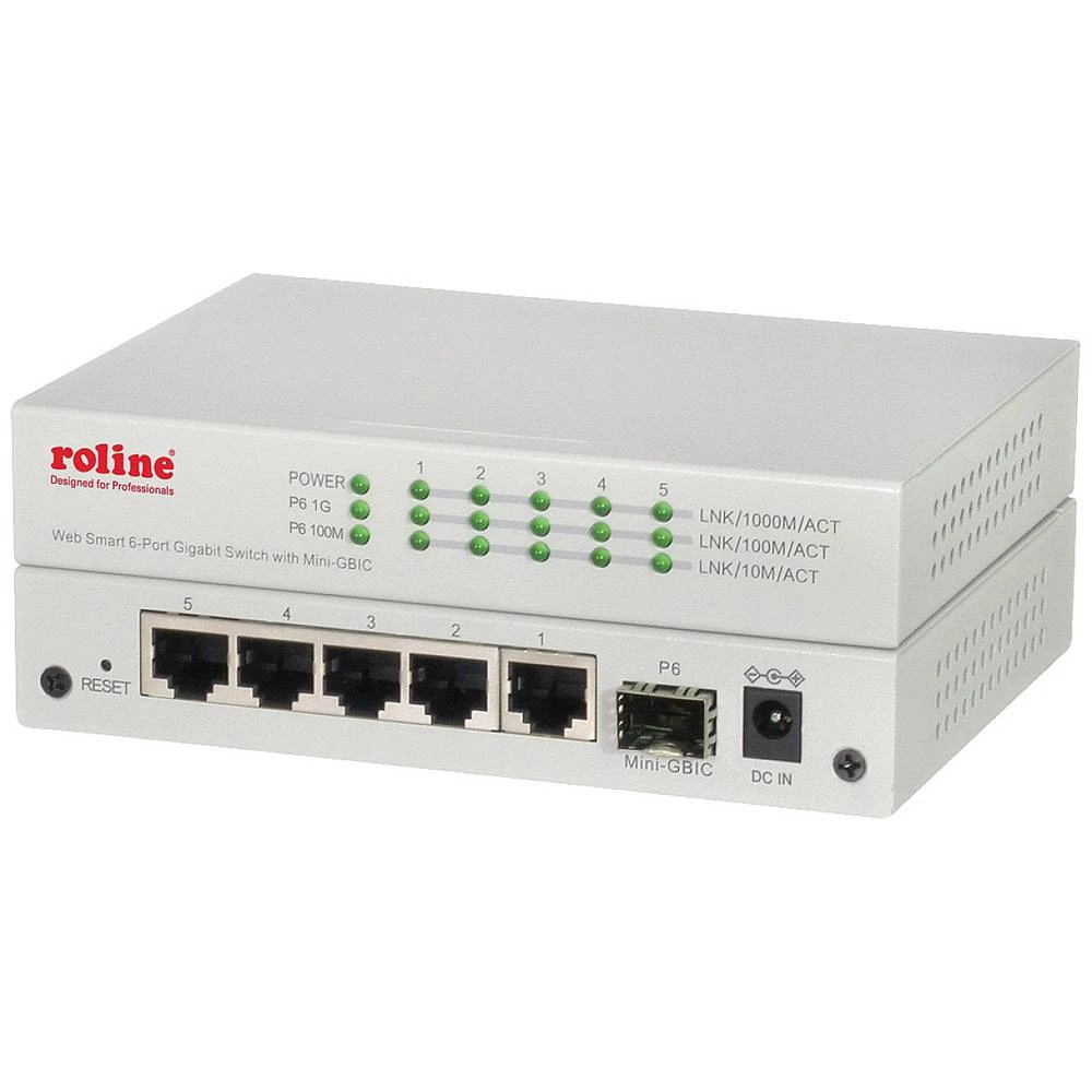 Roline 21.14.3523 mrežni preklopnik 10 / 100 / 1000 MBit/s slika