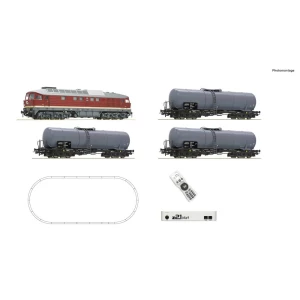 Roco 5110002 H0 z21 početni digitalni set: dizel lokomotiva klase 132 s DR vlakom cisternom slika