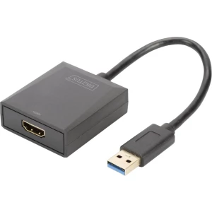 Prijenosno računalo, Televizor, monitor, USB 3.0, Video Adapter [1x Muški konektor USB 3.0 tipa A - 1x Ženski konektor HDMI] Crn slika