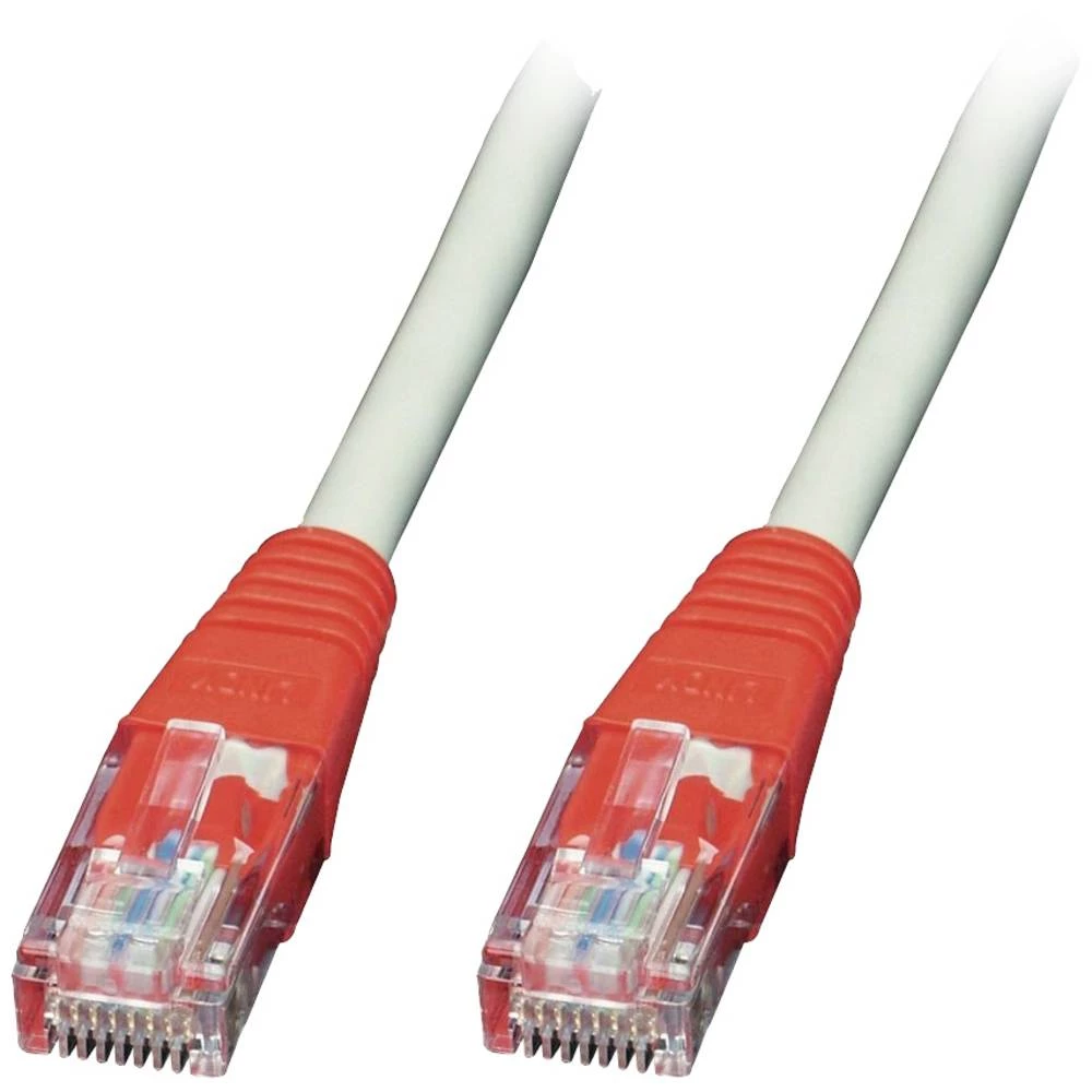 LINDY 48139 RJ45 mrežni kabel, Patch kabel cat 6 U/UTP 3 m siva  1 St. slika
