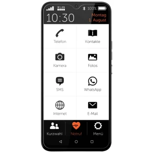 Gigaset Gigaset GS5 senior pametni telefon 64 GB 16 cm (6.3 palac) crna Android™ 12 Dual-SIM slika