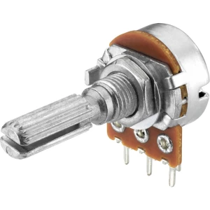 Monacor 0012150 VRB-100M200 vrtljivi potenciometar 0.2 W 200 kΩ 1 St. slika