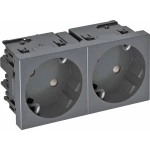 OBO Bettermann 6120491 umetak uređaja 2-dijelna utičnica (Š x V x D) 90 x 45 x 40 mm 1 St. siva