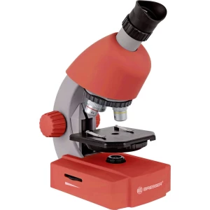 Bresser Optik rot dječji mikroskop monokularni 640 x iluminirano svjetlo slika