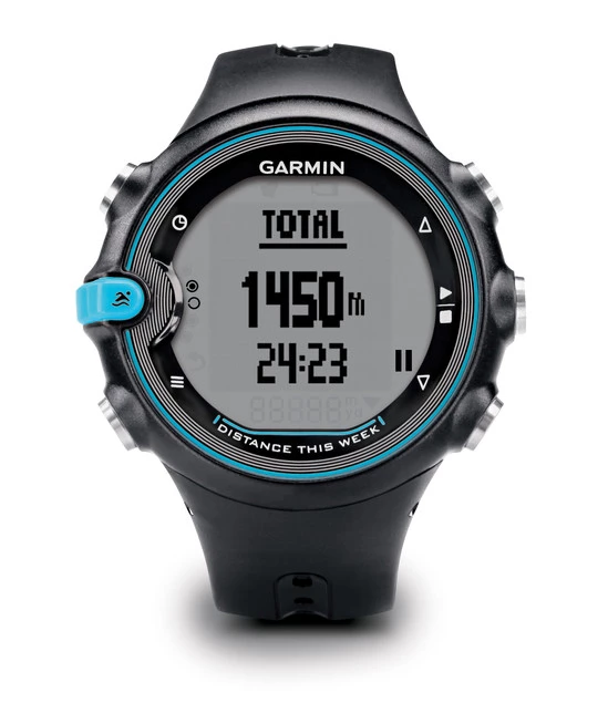 Garmin Swim sat sa mjerenjem pulsa bez pojasa za prsa crni slika