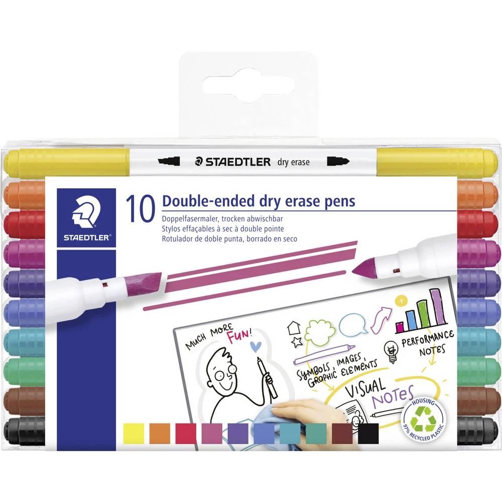 Staedtler flomaster 3010 TB10 10 kom. slika