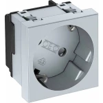 OBO Bettermann 6120083 umetak uređaja 1-dijelna utičnica (Š x V x D) 45 x 45 x 42 mm 1 St. aluminij boja