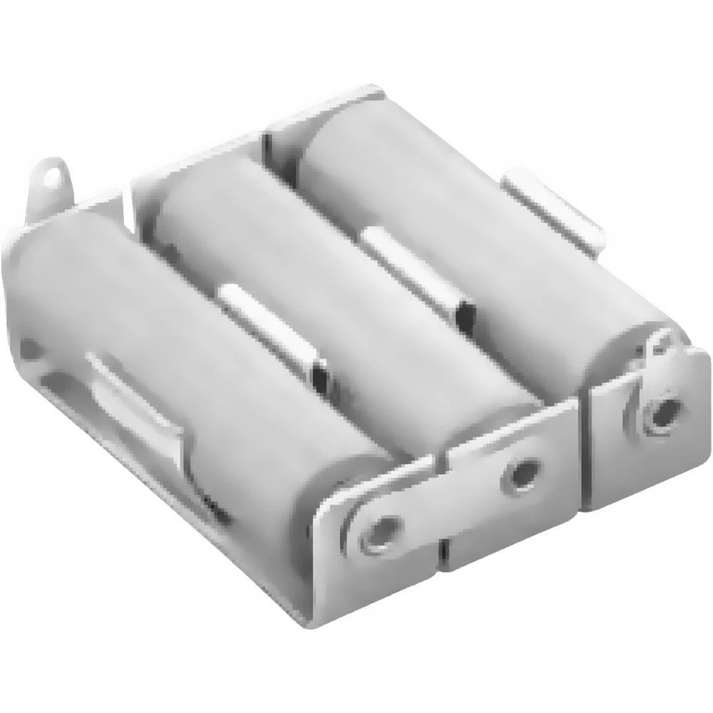 Baterije - držač 3x Mignon (AA) Lemni priključak (D x Š x V) 54 x 44 x 15 mm Keystone 147 slika