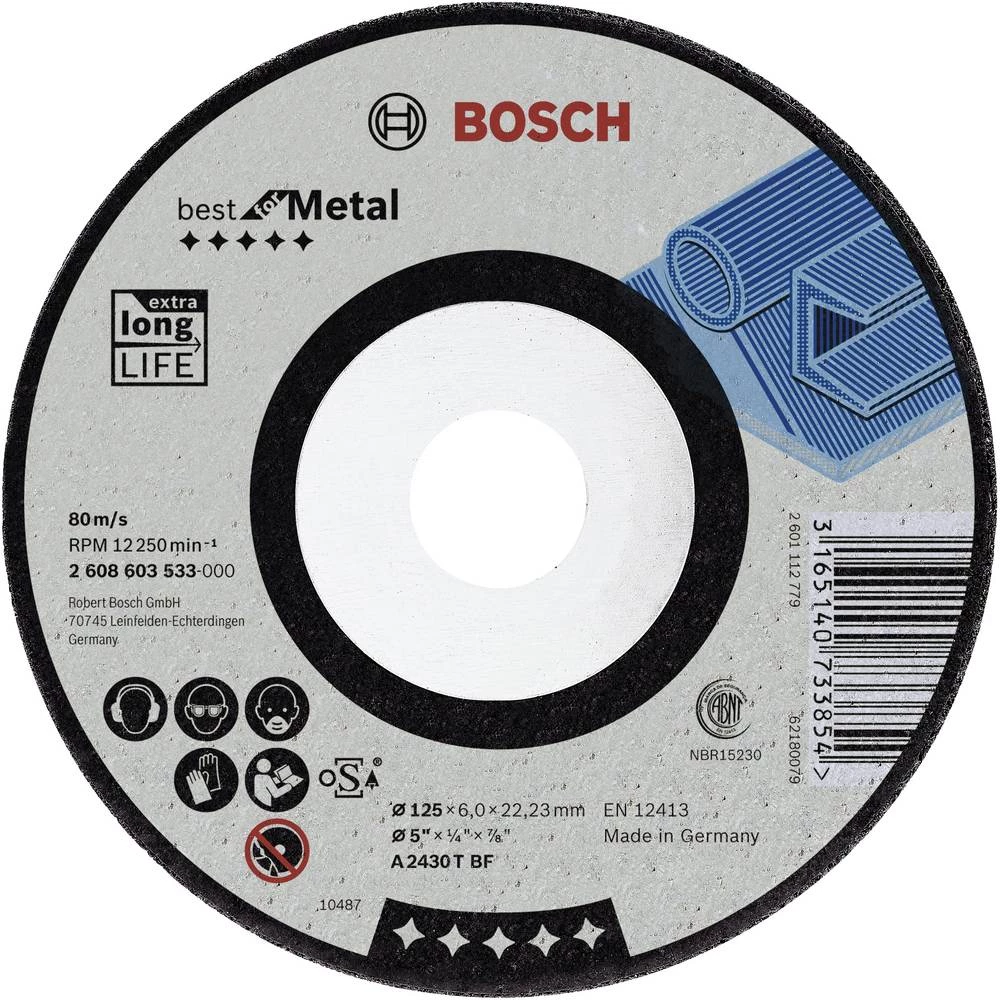 Bosch Accessories 2608603535 ploča za grubu obradu s glavom 230 mm 22.23 mm 1 St. slika
