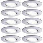 LED ugradno svjetlo za kupaonicu 10-dijelni komplet 65 W Neutralno-bijela Paulmann 99925 Calla Krom (mat) boja