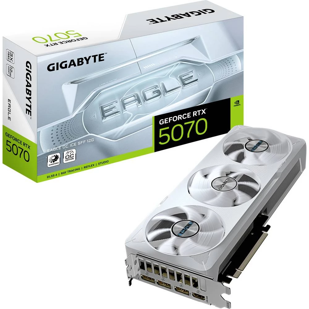 Gigabyte grafička kartica Nvidia GeForce RTX 5070 GeForce RTX 5070 EAGLE OC ICE SFF 12G 12 GB GDDR7 RAM PCIe x16 HDMI® 2 slika