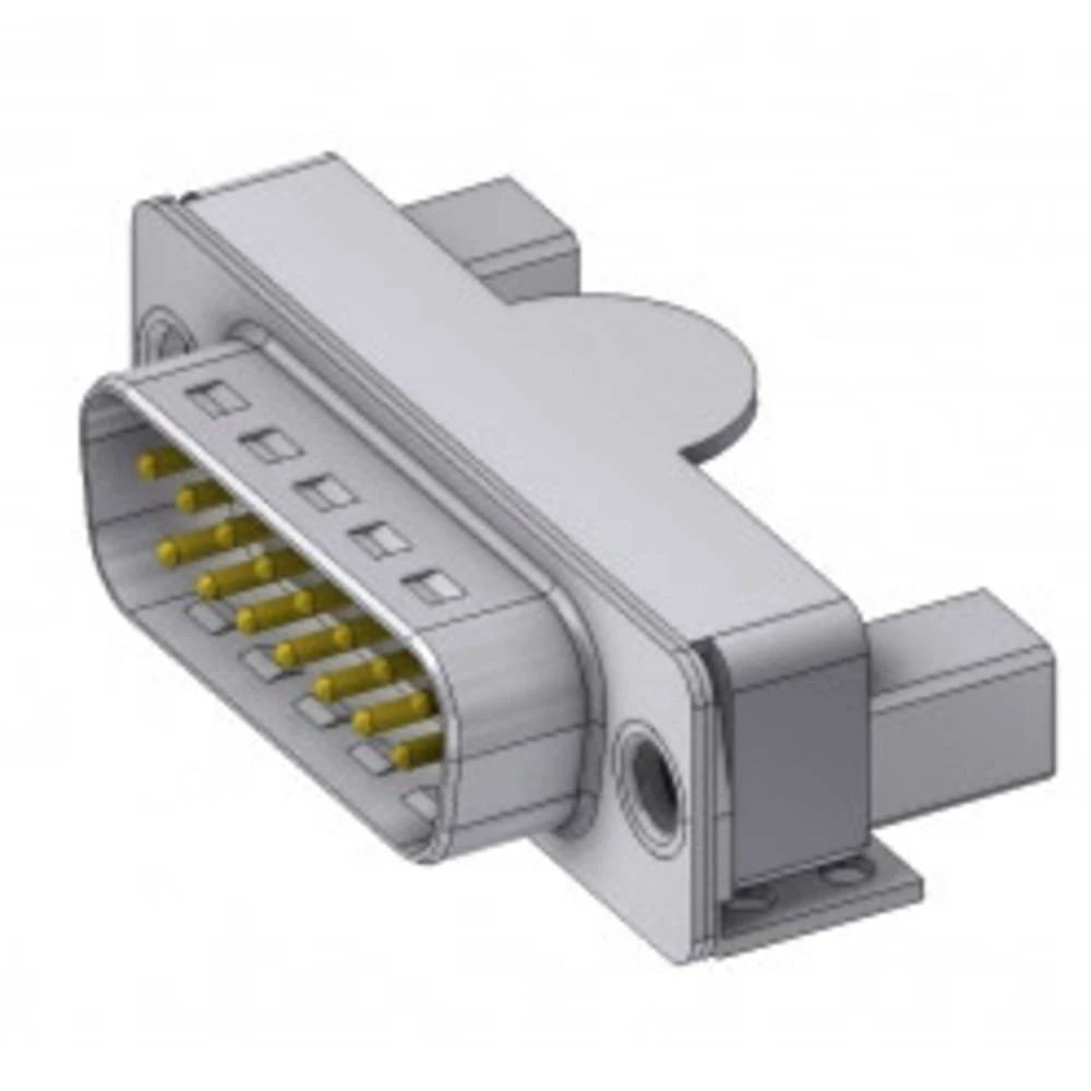 D-SUB utikač 90 ° Broj polova: 15 SMD DELTRON SWISS 1 ST slika