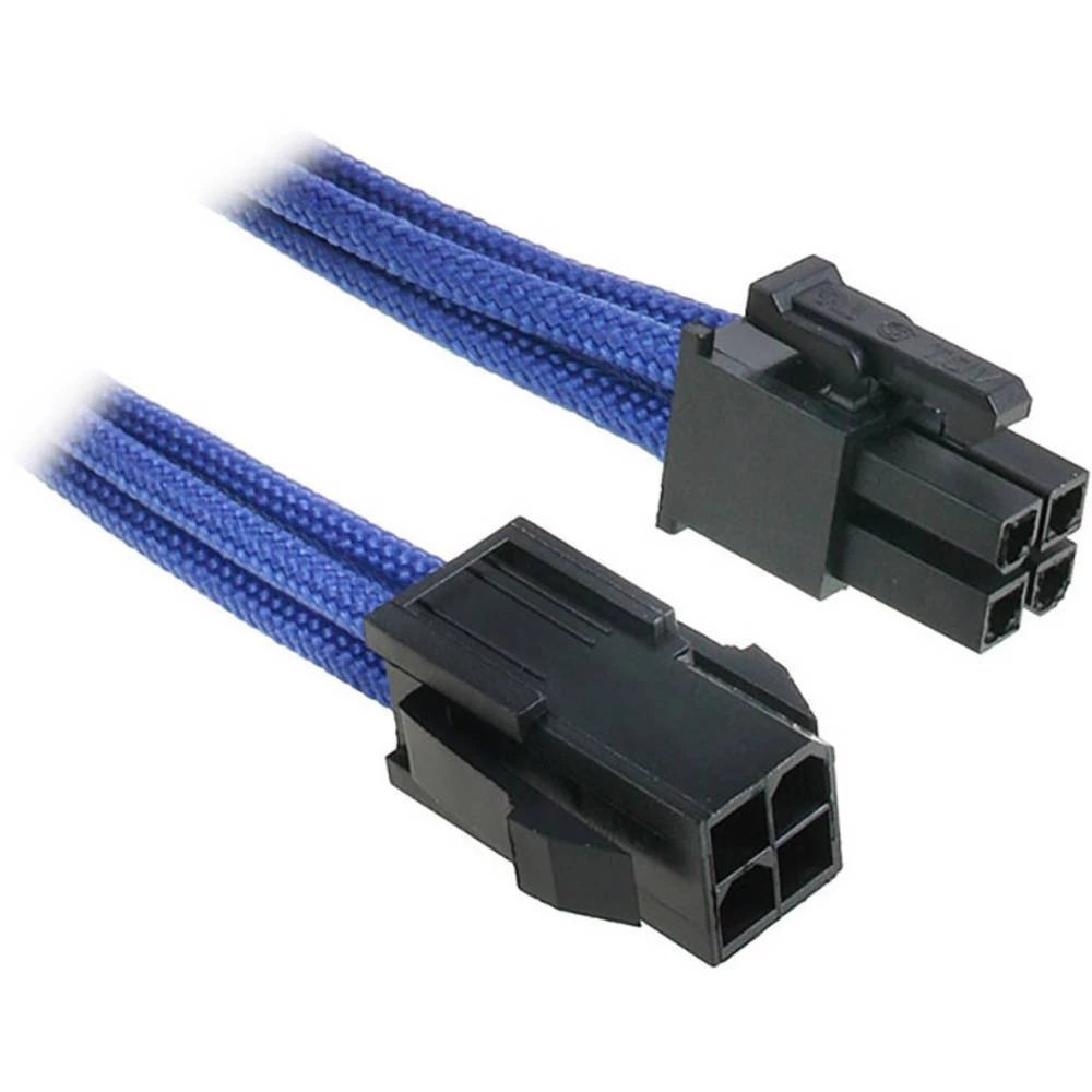 Struja Produžetak [1x 4-polni električni utikač - 1x 4-polna ATX utičnica] 45 cm Plava boja, Crna Bitfenix slika