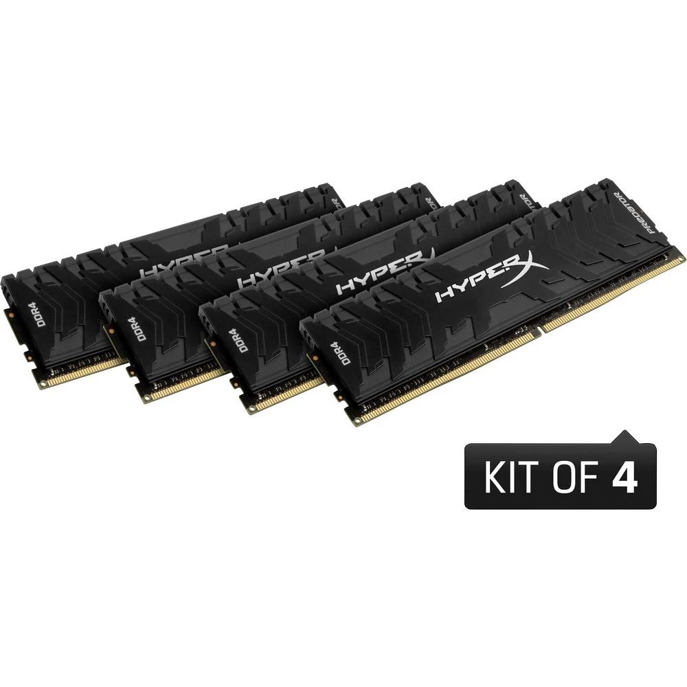 PC Memorijski komplet HyperX HX432C16PB3K4/32 32 GB 4 x 8 GB DDR4-RAM 3200 MHz CL16-18-18-32 slika