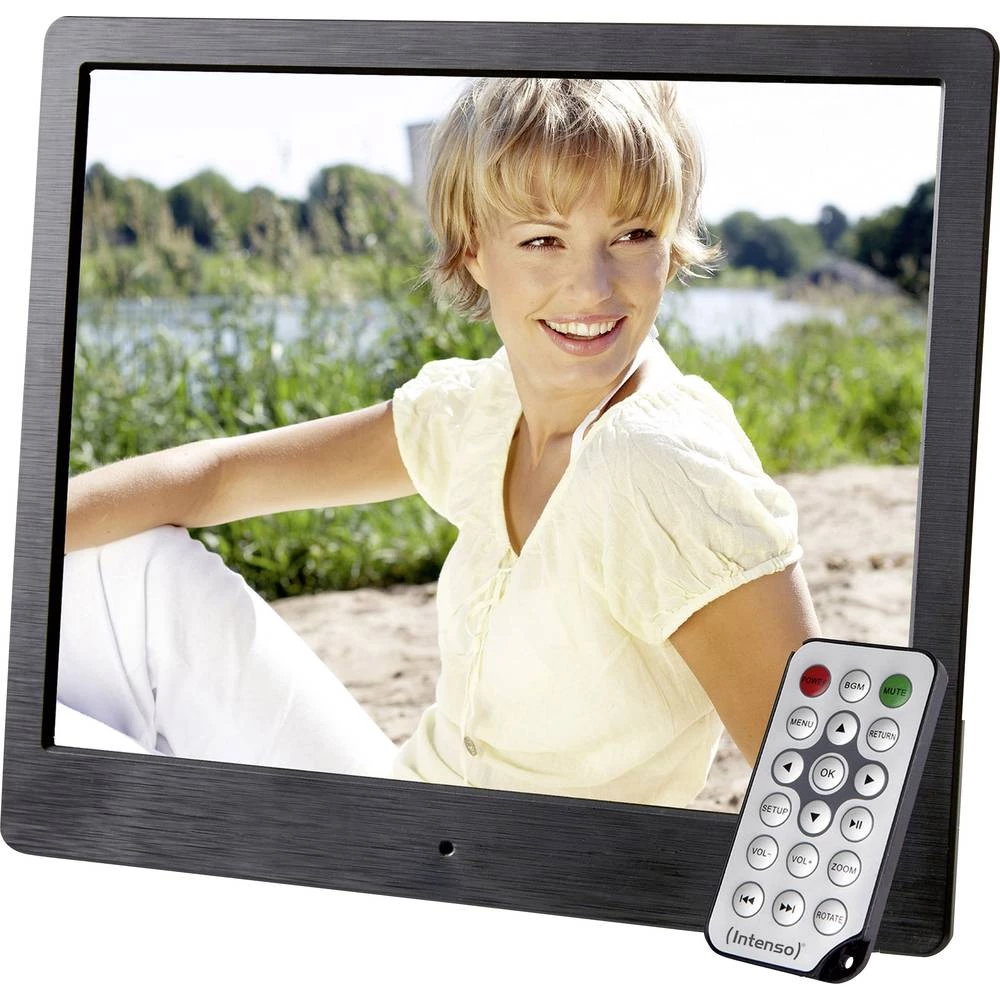 Digitalni okvir za fotografije 20.3 cm 8 " Intenso Media Artist 800 x 600 piksel Crna slika