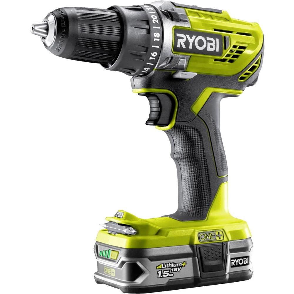 Ryobi R18DD3-215S Akumulatorska bušilica 18 V 1.5 Ah Li-Ion slika