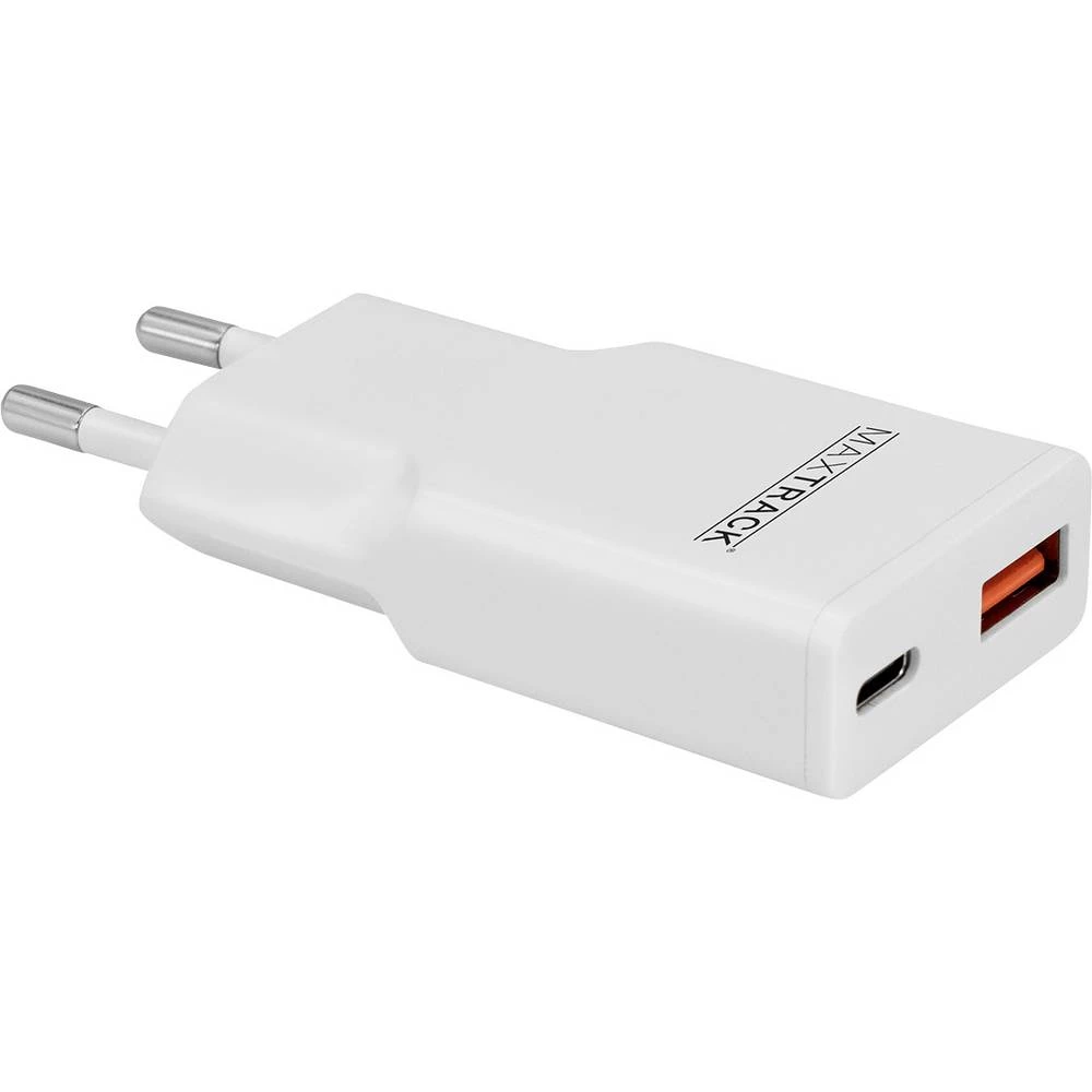 Maxtrack adapter za punjenje 30 W USB-C®, USB-A Power Delivery 3.0, Fast Charge bijela slika