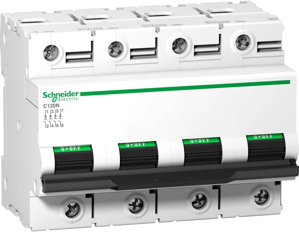 Zaštitna sklopka za vodove 80 A 500 V/DC Schneider Electric A9N18353 slika