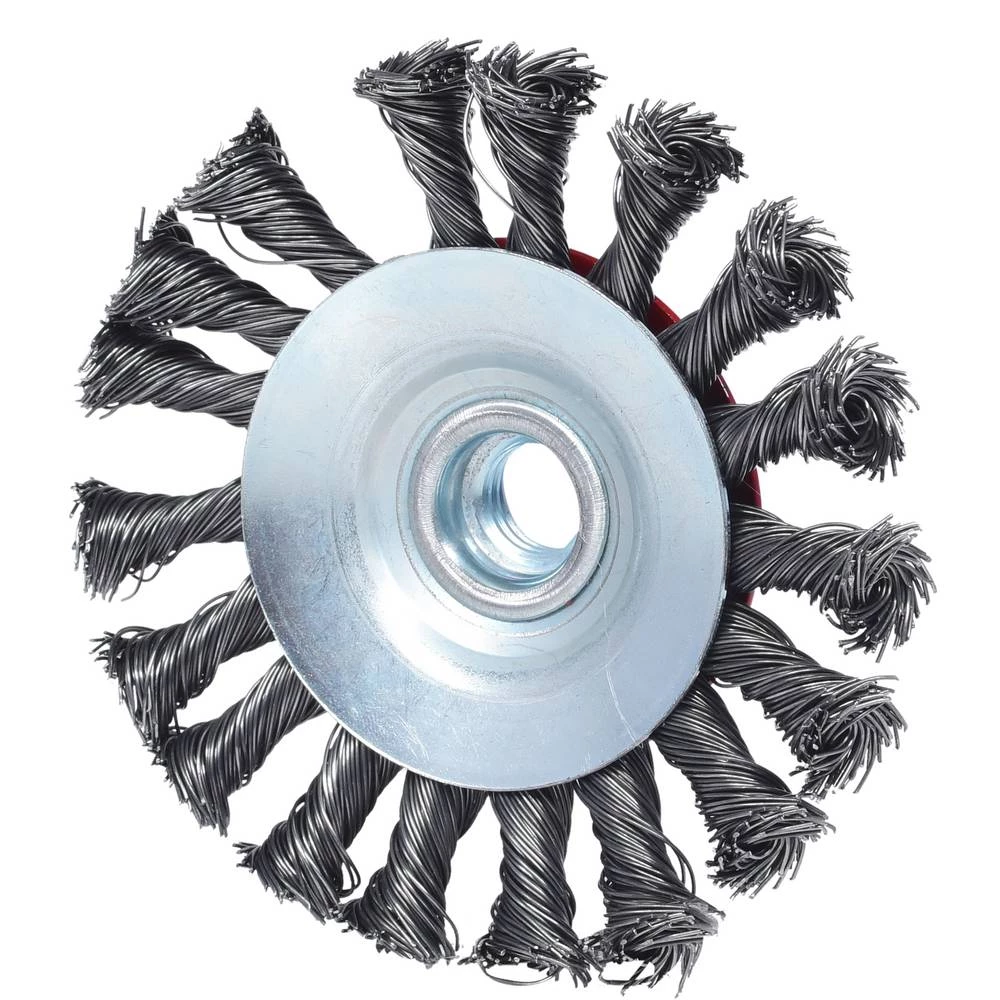 KS Tools 340.0050 Okrugla četka od nehrđajućeg stožastog čelika, 0,5 mm, Ø 100 mm slika