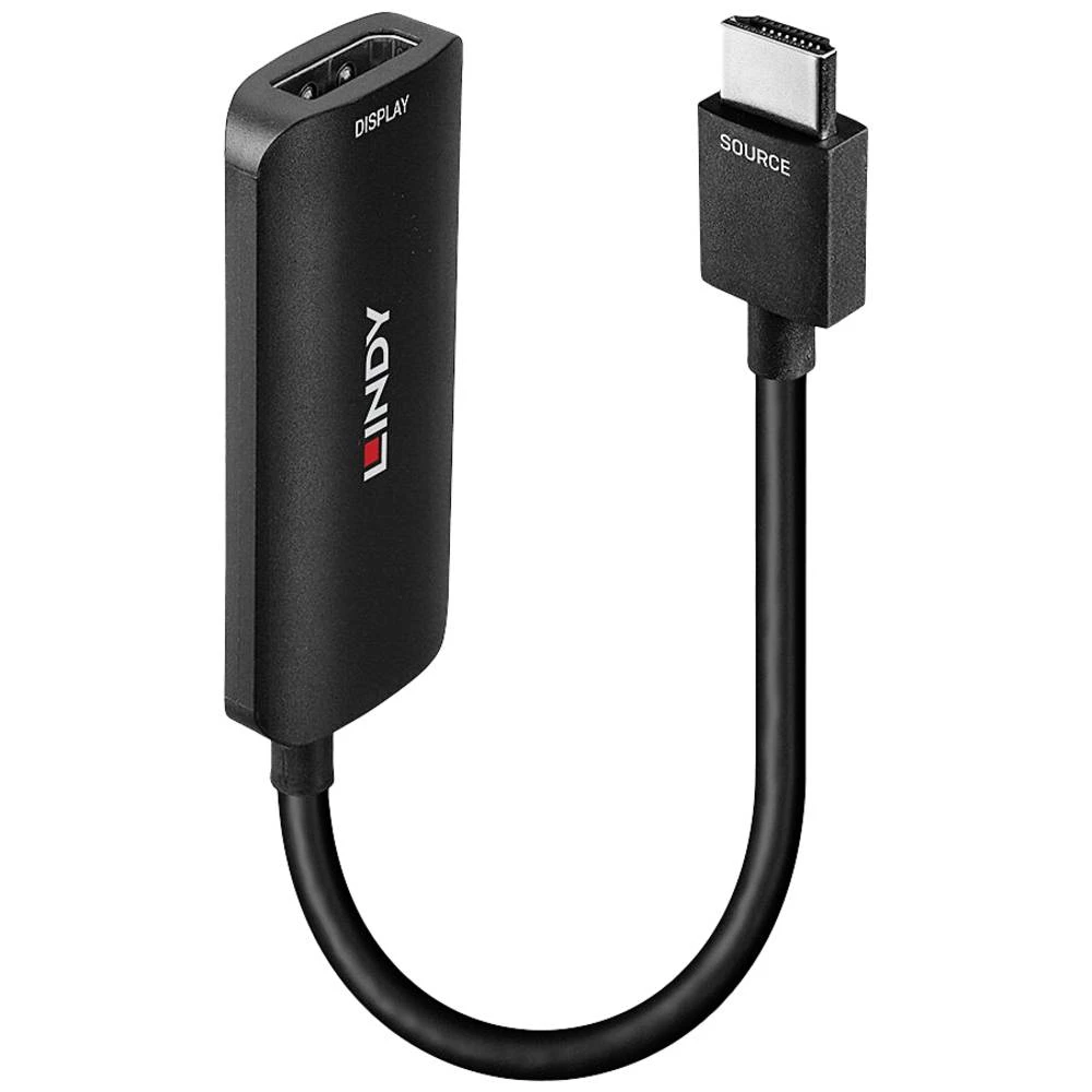 LINDY 38327 HDMI / DisplayPort pretvarač [1x HDMI® - 1x DisplayPort] crna slika