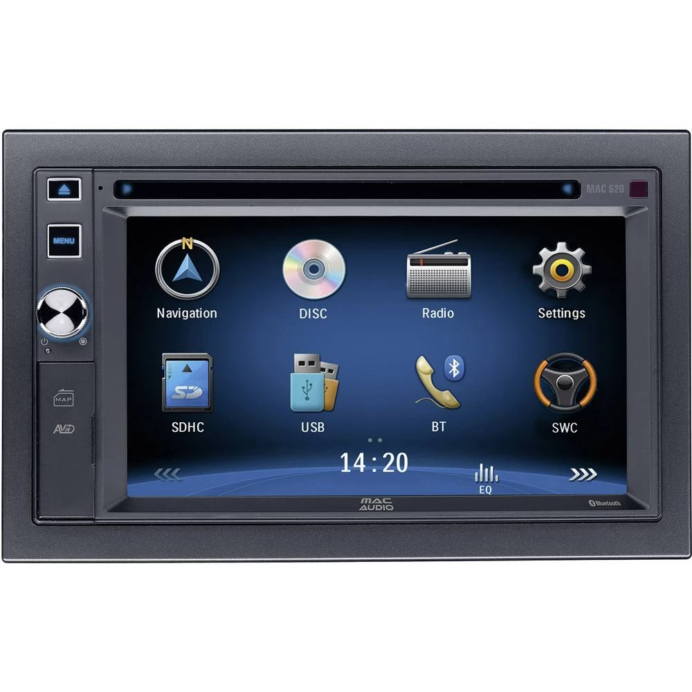Mac Audio MAC 620 Dvostruki DIN multimetijski player Bluetooth&reg; telefoniranje slobodnih ruku, Priključak na upravljaču vozil slika