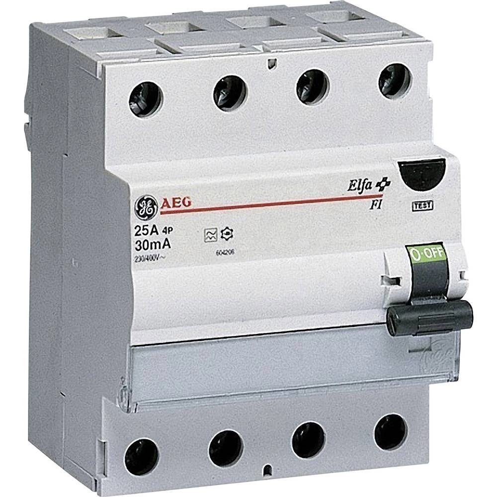 General Electric 604206 FID zaštitna sklopka 4-polni 25 A 0.03 A 400 V slika