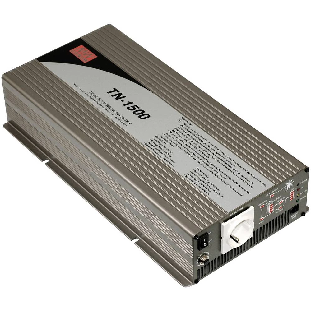 <br>  Mean Well<br>  inverter<br>  TN-1500-248B<br>  1500 W<br>  48 V/DC-230 V/AC;UPS funkcija slika