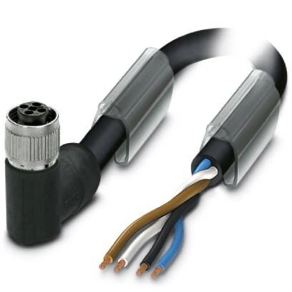 priključni kabel za senzor/aktivator ženski konektor, kutni 1.00 m Broj polova: 4 Phoenix Contact 1089977 SAC-4P- 1,0-110/M12FRT slika