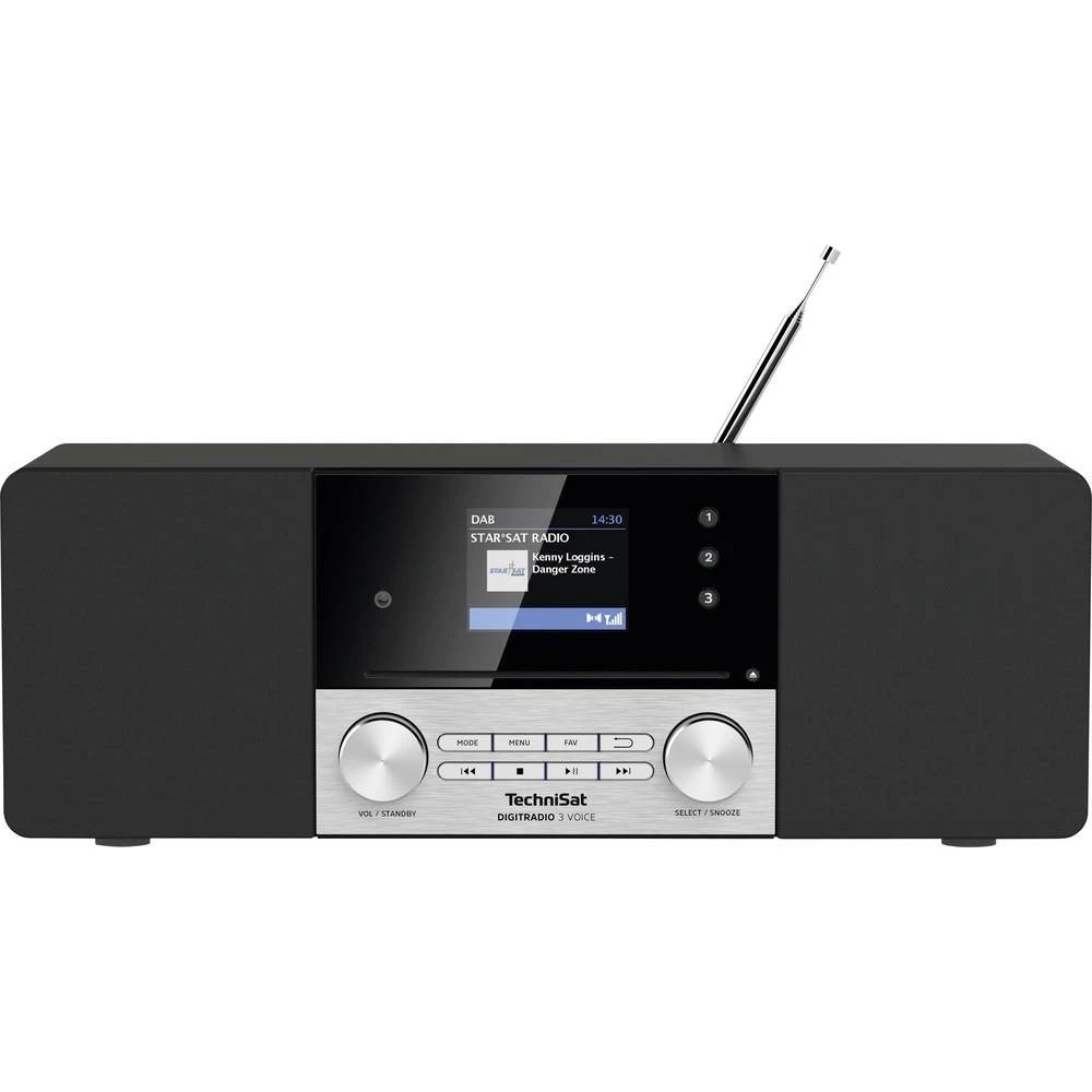 TechniSat DIGITRADIO 3 VOICE desktop radio DAB+ (1012), ukw aux, cd, DAB+, ukw, USB funkcija punjenja baterije, dostupa slika