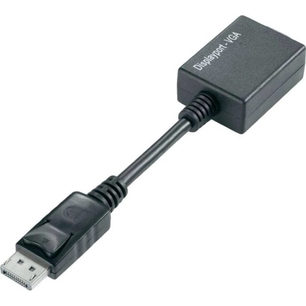 DisplayPort / DVI Adapter [1x Muški konektor DisplayPort - 1x Ženski konektor DVI, 24 + 5 polova] Crna TECHly slika