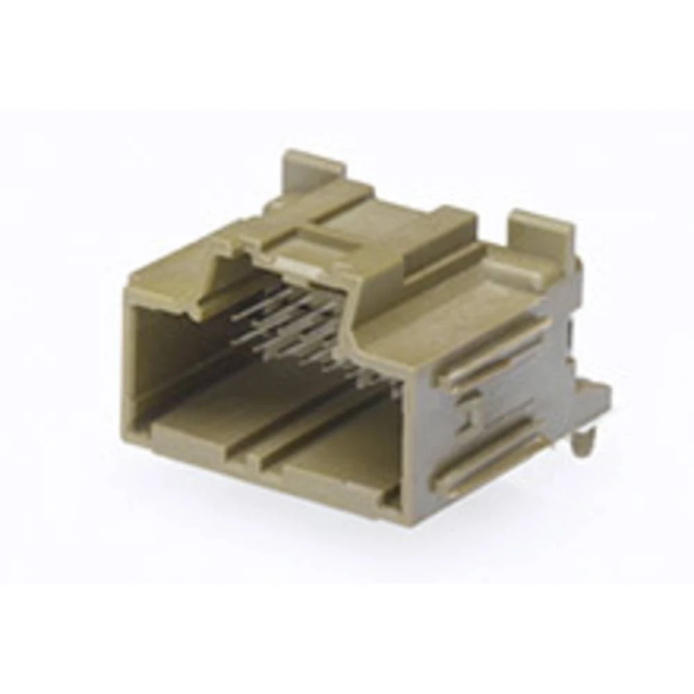 Molex ugradna standardna letva s muškim kontaktima  Ukupan broj polova 20 Raster: 2.54 mm 346910202 1 St. Tray Molex 346910202 Stac64 Right-Angle Header Assembly, 20 Circuits, Polarization C, slika
