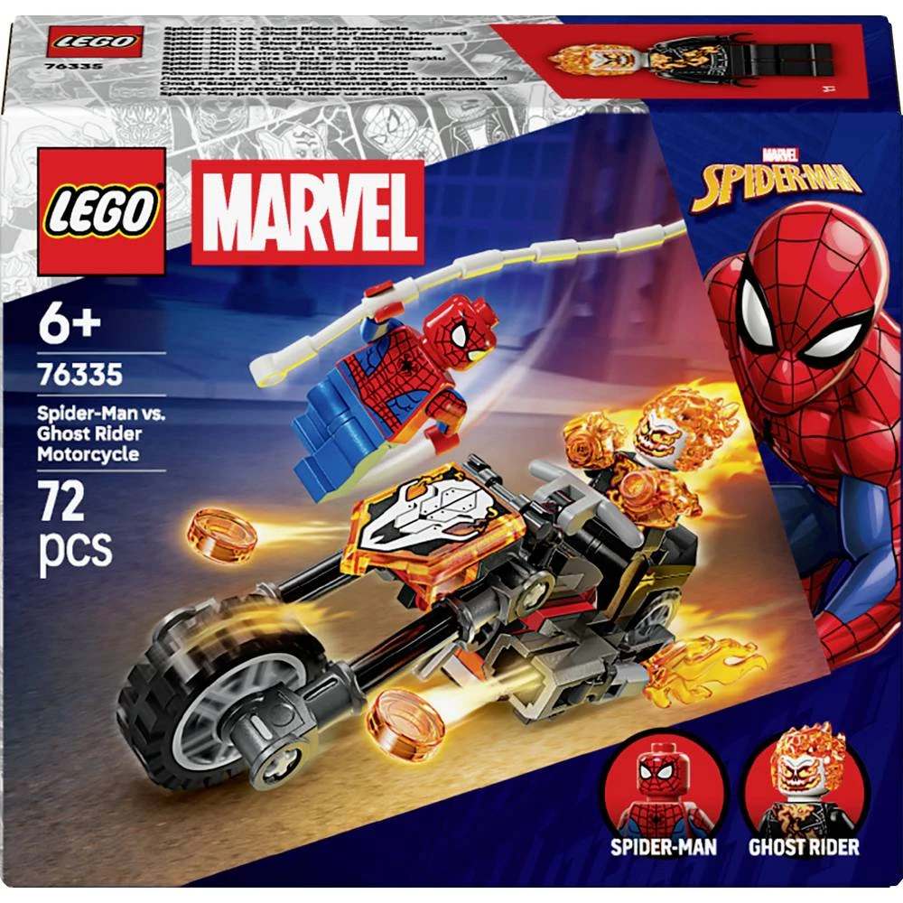 76335 LEGO® MARVEL SUPER HEROES Spider-Man protiv Ghost Ridera na svom motociklu (76335) slika