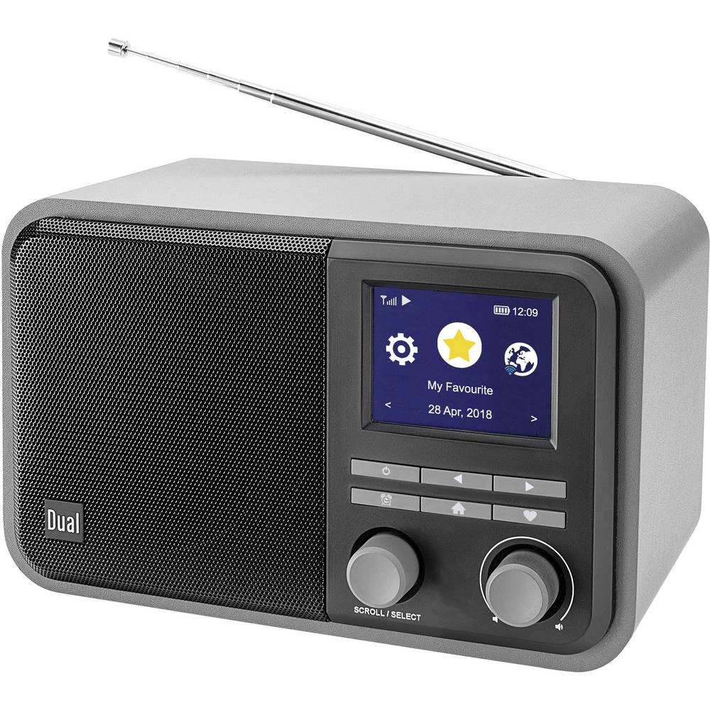 Dual Dual CR 510 - Smartradio prijenosni radio DAB+ (1012), DAB (1013), ukw, internet Bluetooth, DAB+, ukw, internetski slika