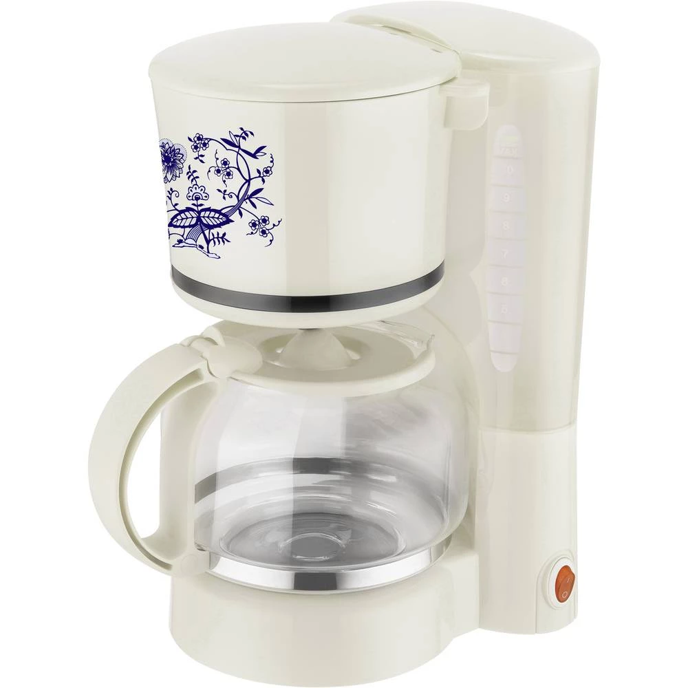 Aparat za kavu EFBE Schott SC KA 1080 ZM Bijela (s uzorkom) Kapacitet čaše=12 Stakleni vrč, One touch, Funkcija održavanje toplo slika