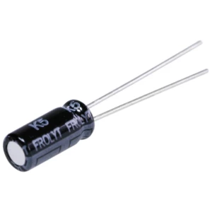 Frolyt E-RF3036 elektrolitski kondenzator radijalno ožičen  2.5 mm 10 µF 50 V 20 % (Ø x D) 5.5 mm x 12 mm 1 St. slika