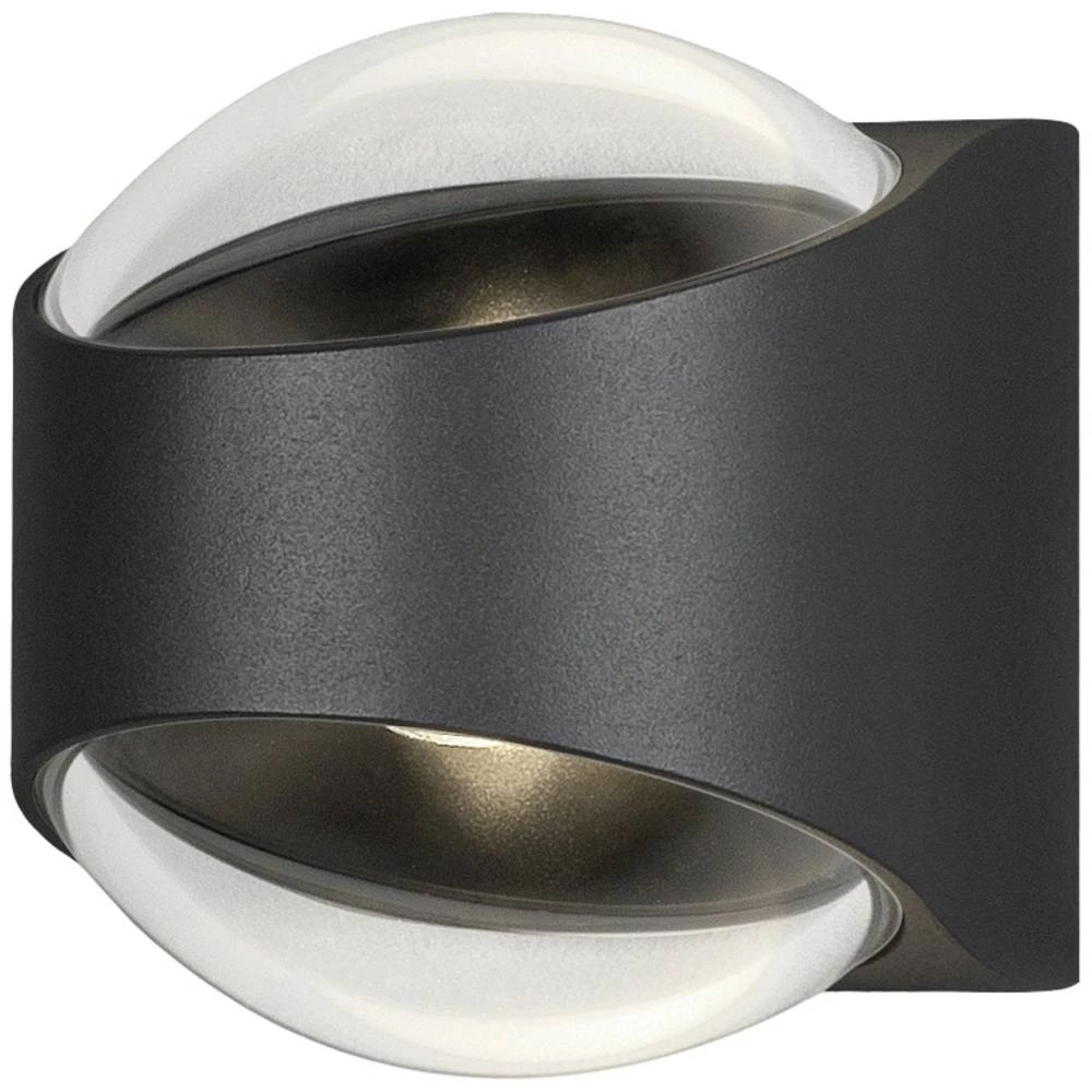 Konstsmide Bitonto anthrazit 7884-370 LED vanjsko zidno svjetlo Energetska učinkovitost 2021: E (A - G) LED 11 W antrac slika