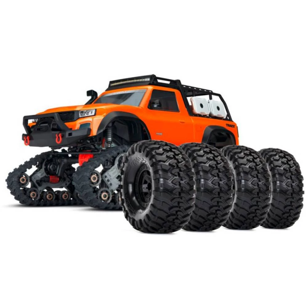 Traxxas TRX-4 All-Terrain inkl. Reifensatz s četkama 1:10 rc model automobila električni crawler pogon na sva četiri kotača (4wd slika