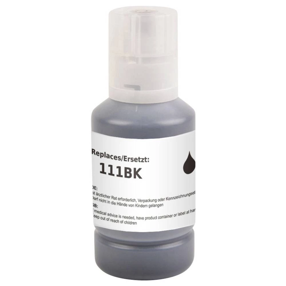 Renkforce tinta za punjenje zamijenjen Epson Epson 111 kompatibilan crna 140 ml RF-EINK111BK RF-6728544 slika